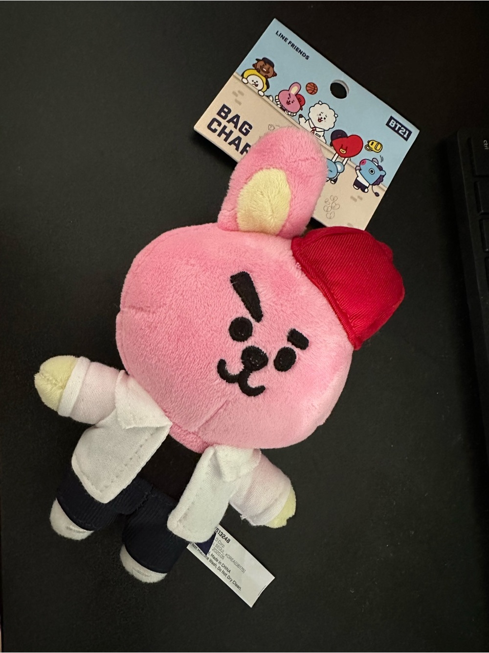 BT21 COOKY Afterschool Plush Bag Charm
